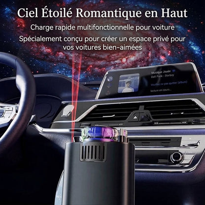 W&O Starlight 5-en-1 ✨  Le Chargeur Qui Transforme Votre Voiture en Bulle de Bien-être