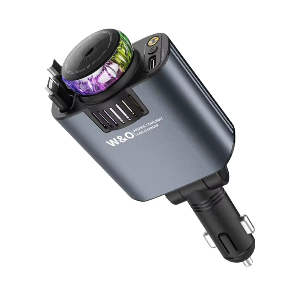 W&O Starlight 5-en-1 ✨  Le Chargeur Qui Transforme Votre Voiture en Bulle de Bien-être